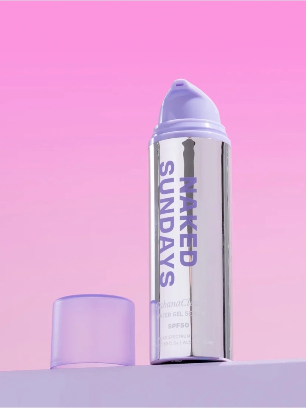 Naked Sunday’s Jumbo CabanaClear™ Invisible Sunscreen Serum SPF50 50ml